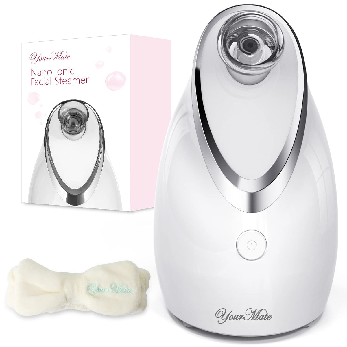 YourMate vaporisateur visage nano ionique pour hydratation en profondeur.