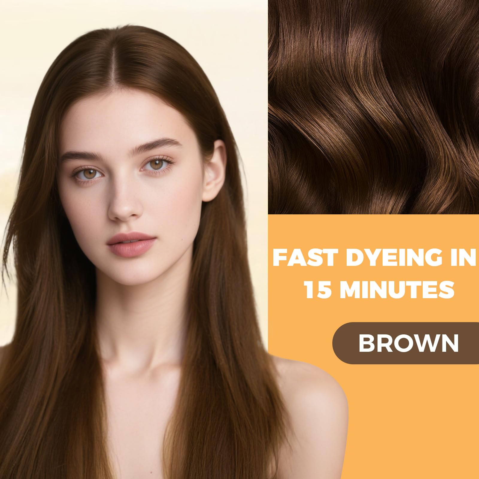 Utilisation simple: appliquer sur cheveux mouillés, laisser 15 à 20 minutes