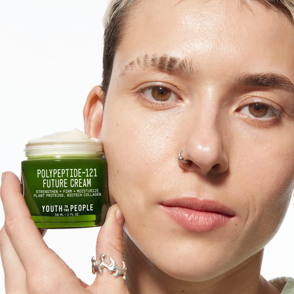 Peptides végétaux vegan et premiers ingrédients clés dans Youth To The People.
