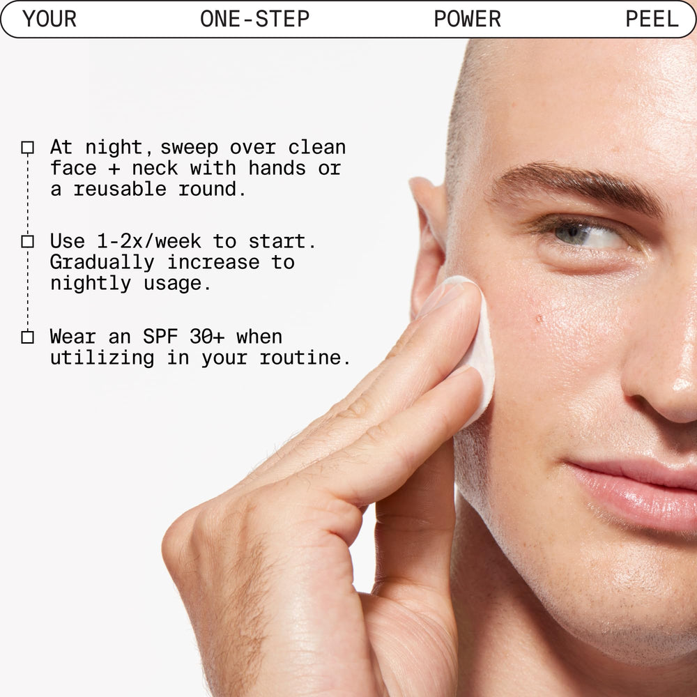 Exfoliation nocturne Youth To The People, 7% acide lactique et 3% acide glycolique.
