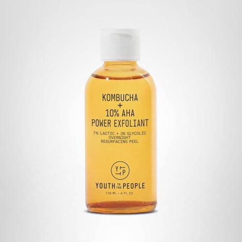 Kombucha AHA exfoliant vegan, Youth To The People, routine sans parfum et efficace.