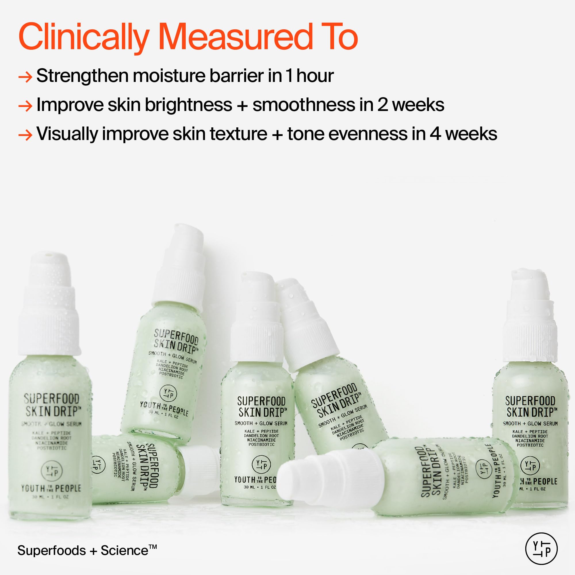 Texture lait-milky du Skin Drip, absorption rapide et peau lumineuse.