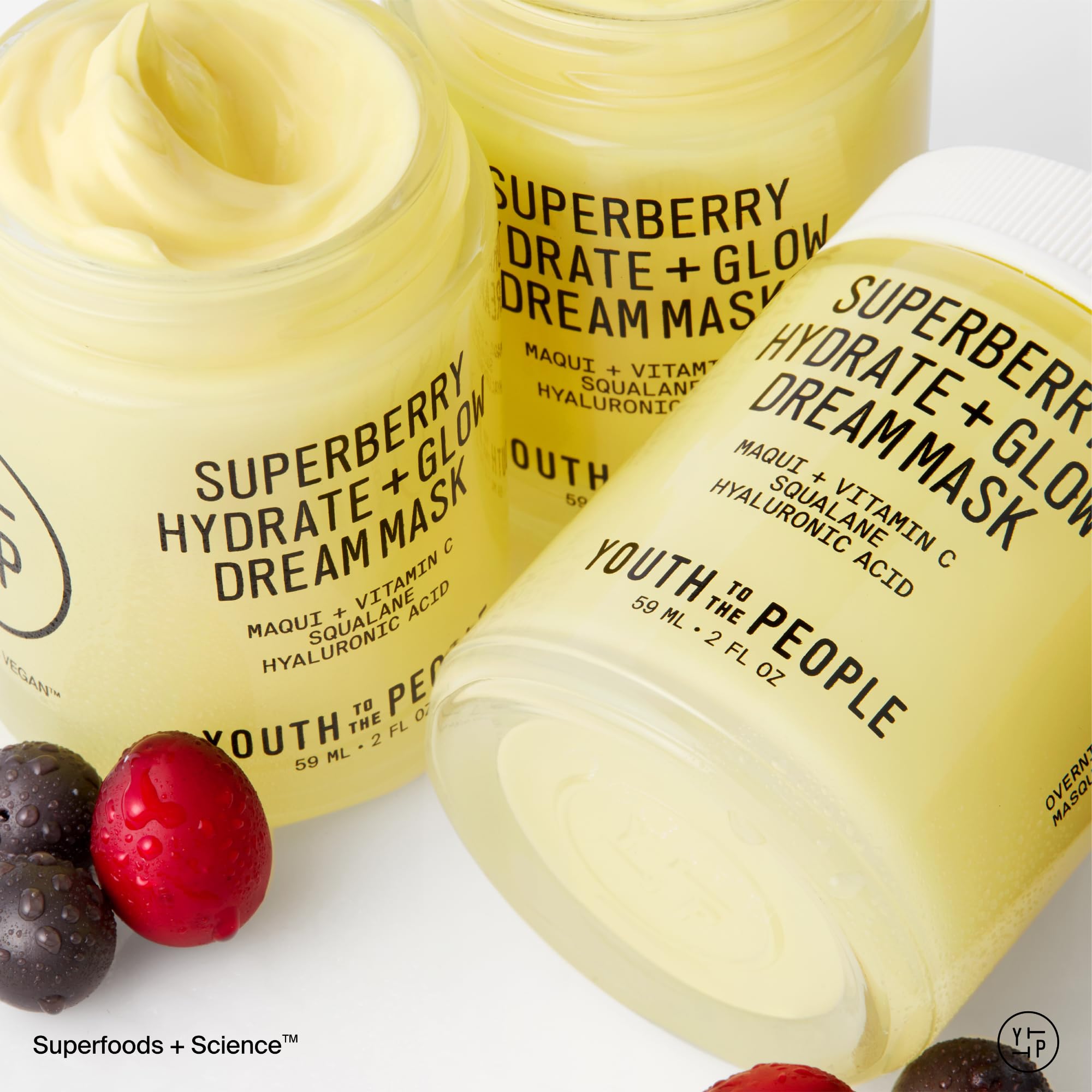 Masque Superberry Dream de Youth To The People — formule végane et sans parfum.