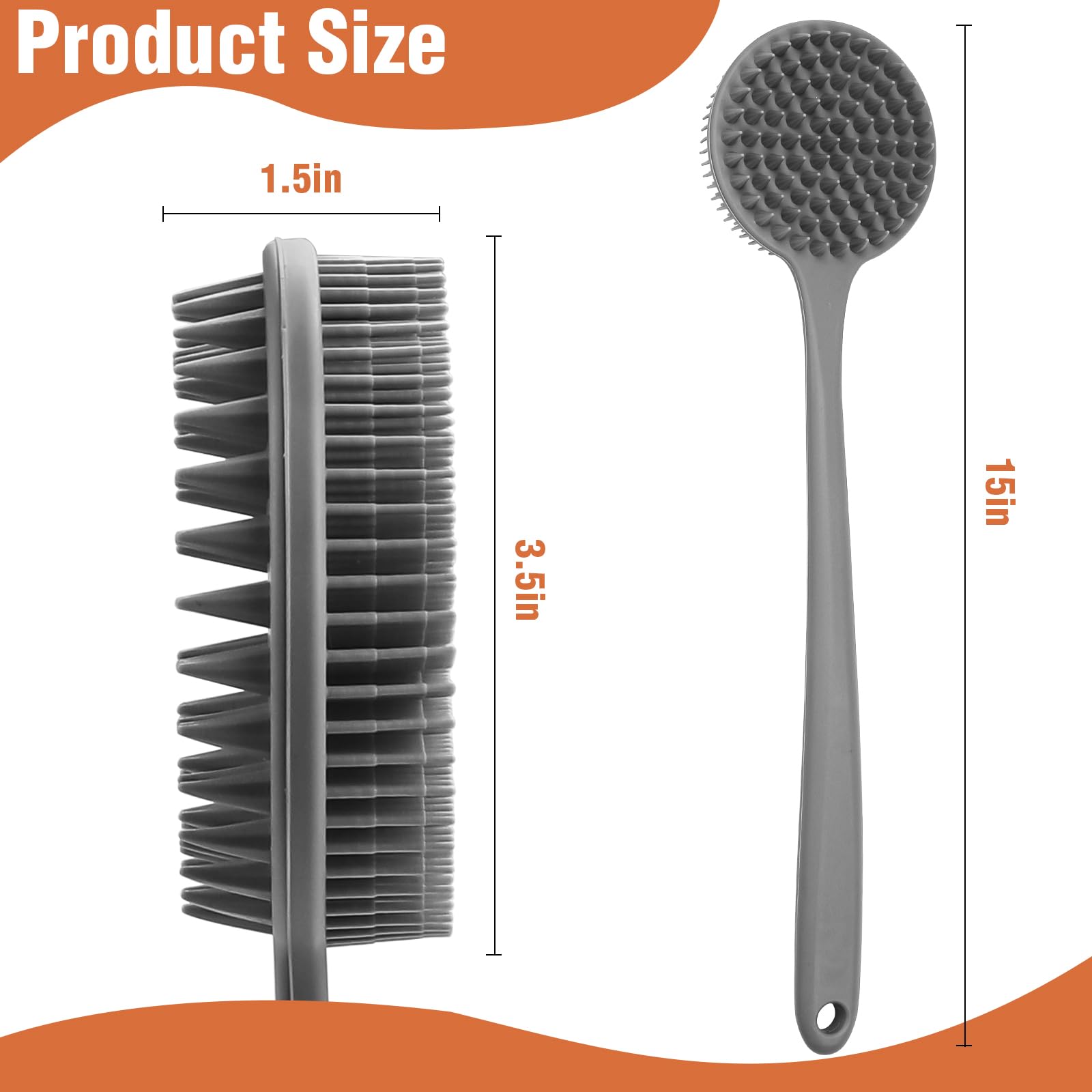 Brosse douche YouthRun double-face – massage relaxant et exfoliation
