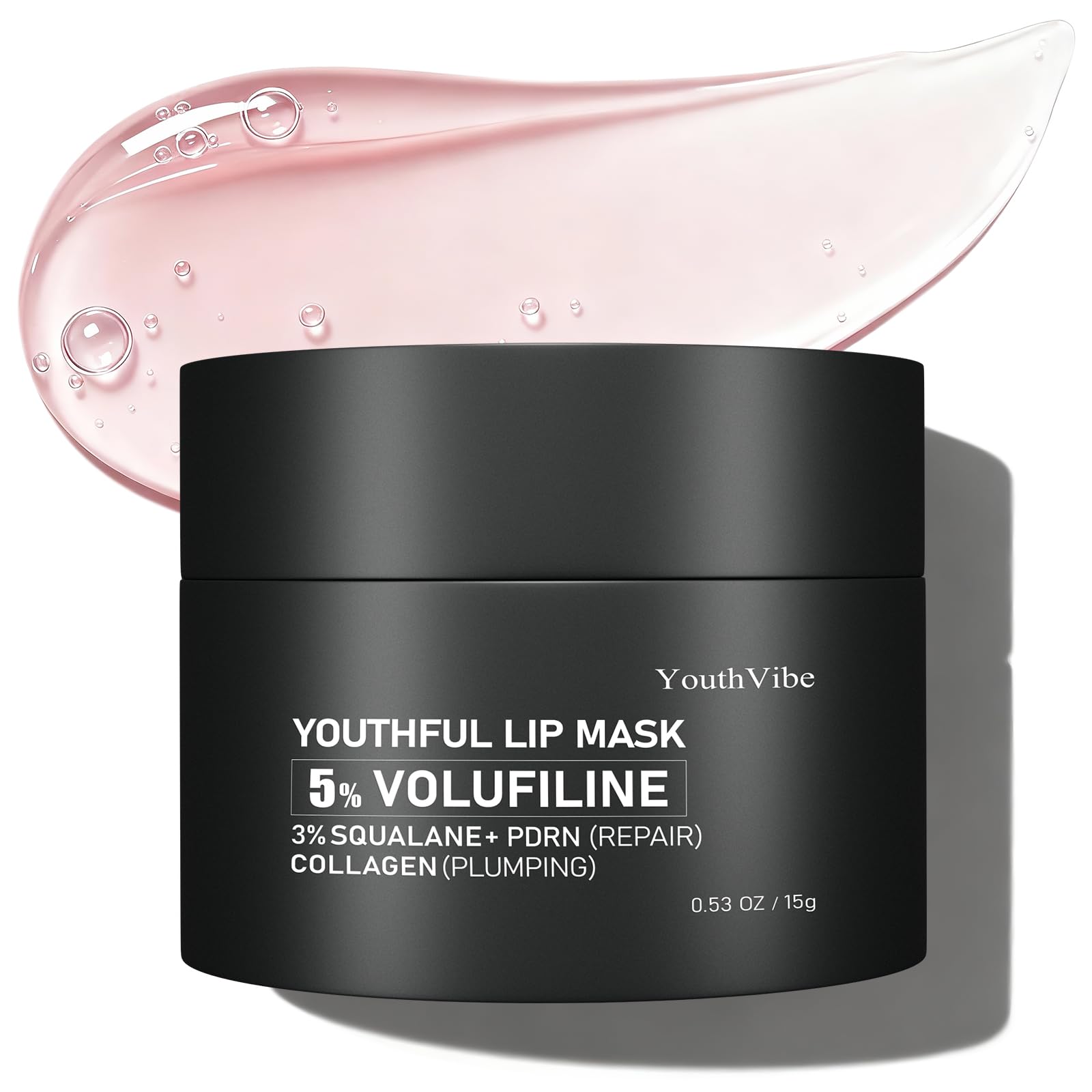 YouthVibe Lip Mask Nuit – texture lisse et non collante pour hydratation nocturne.