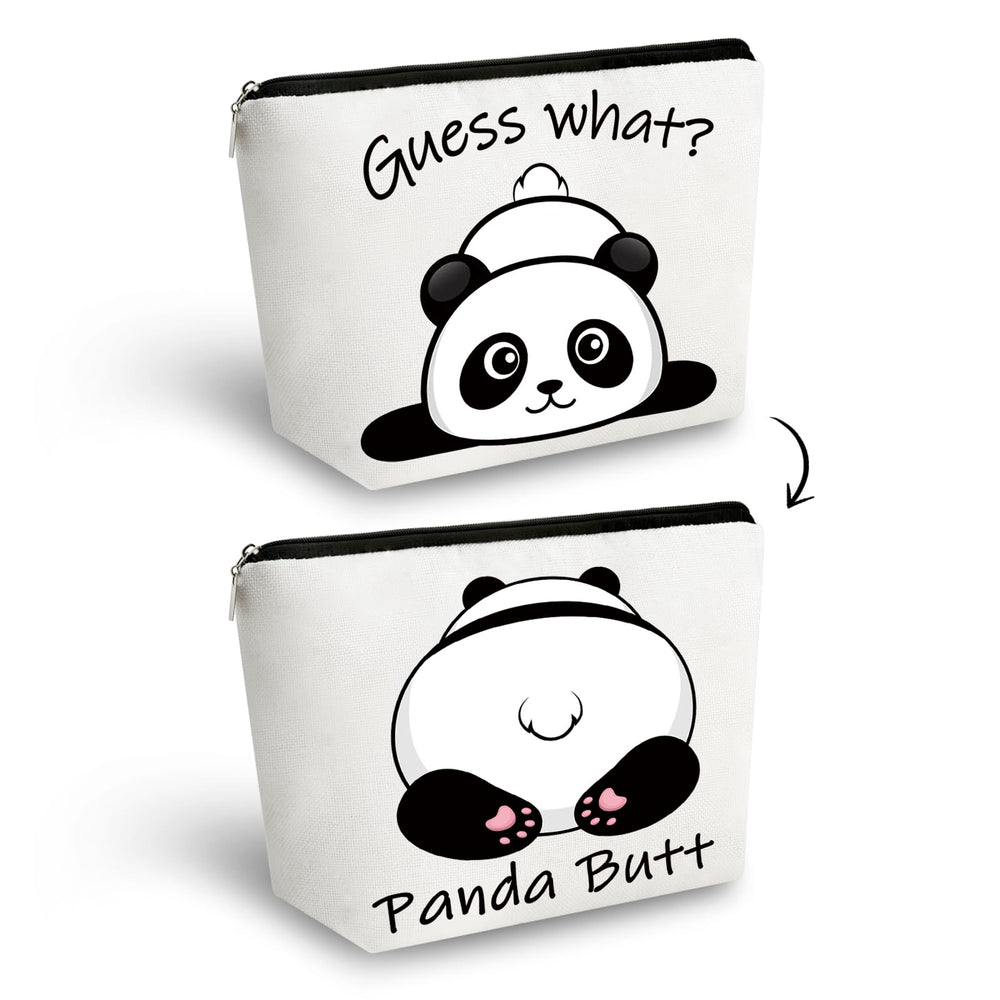Yoxiumi Panda Tête: design charmant pour mettre en valeur votre maquillage lors de vos déplacements.