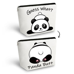 Yoxiumi Panda Tête: design charmant pour mettre en valeur votre maquillage lors de vos déplacements.