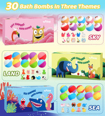 YoYokay bombe de bain océan avec jouet, découverte sensorielle.