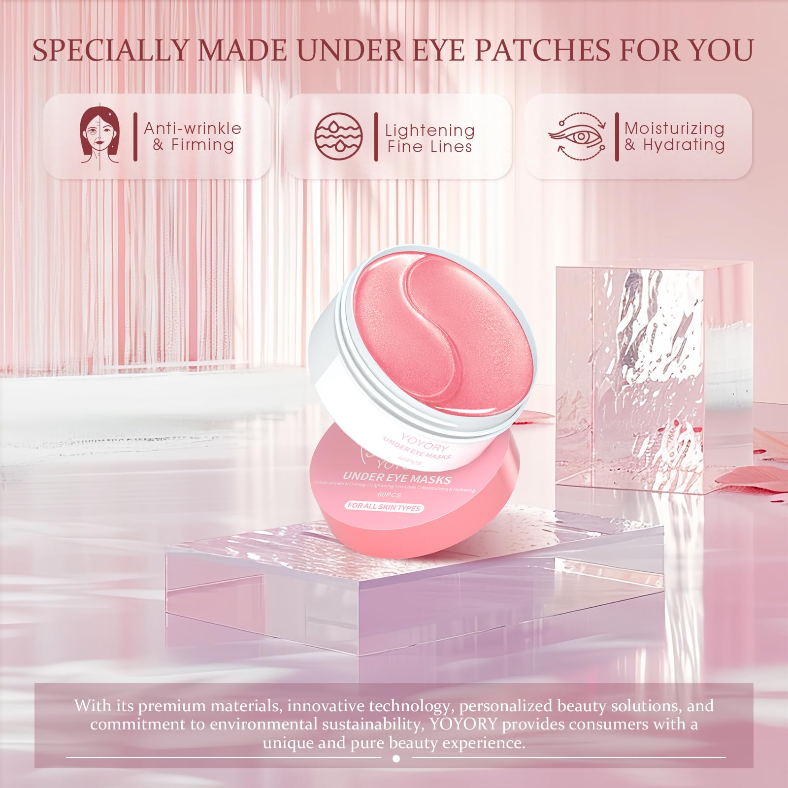 YOYORY collagen and hyaluronic acid ingredients highlight nourishing comfort