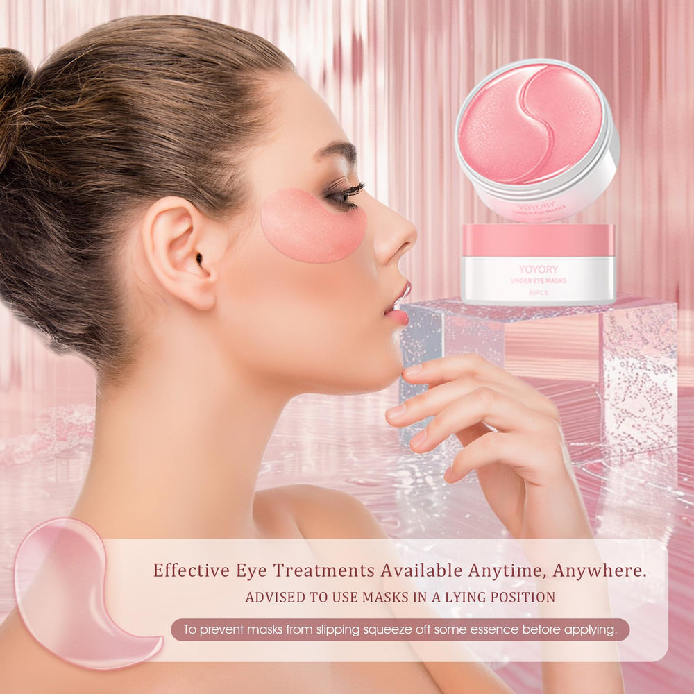 YOYORY eye patch being applied shows quick, convenient use