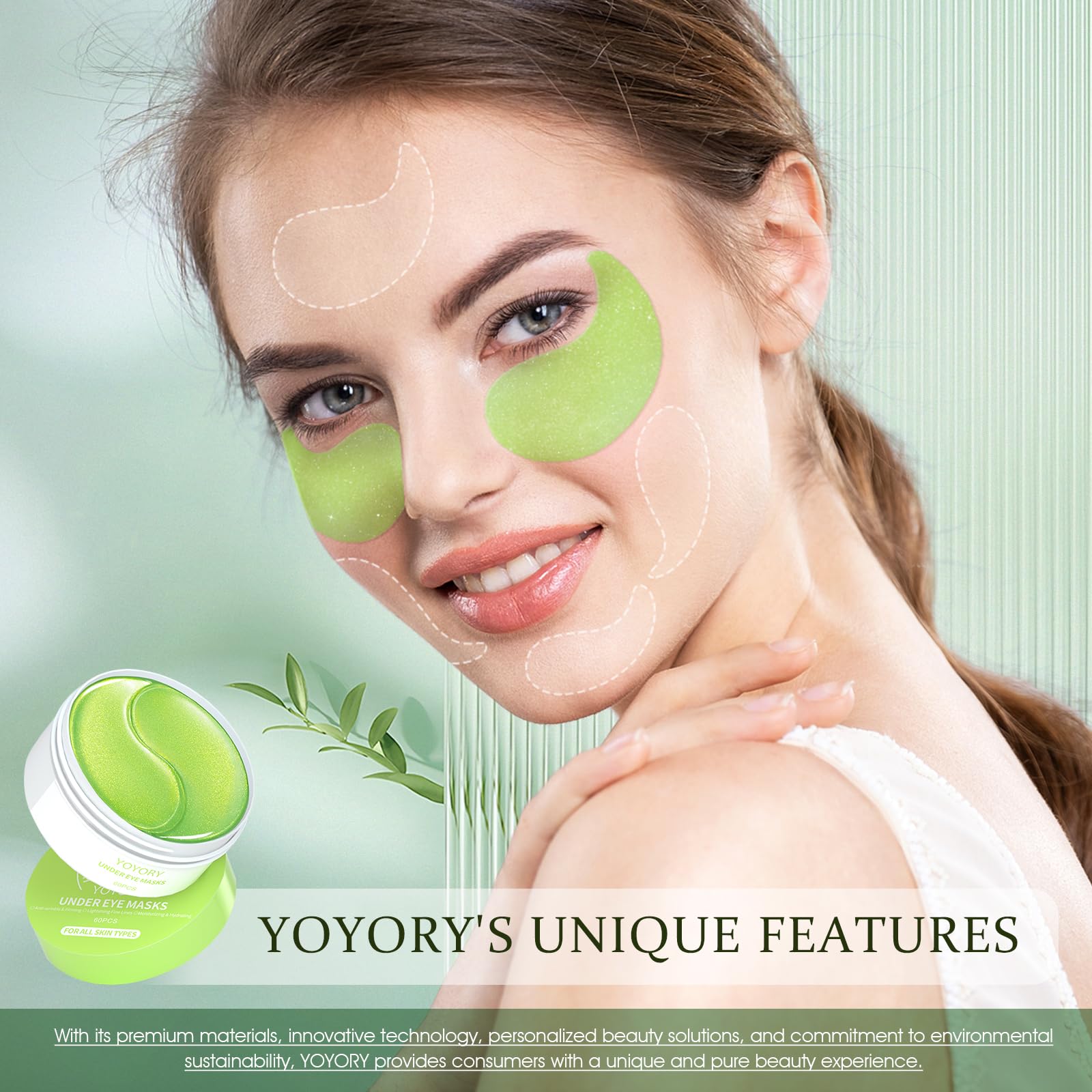 YOYORY emballage 60 pièces, format quotidien pour le regard reposé.