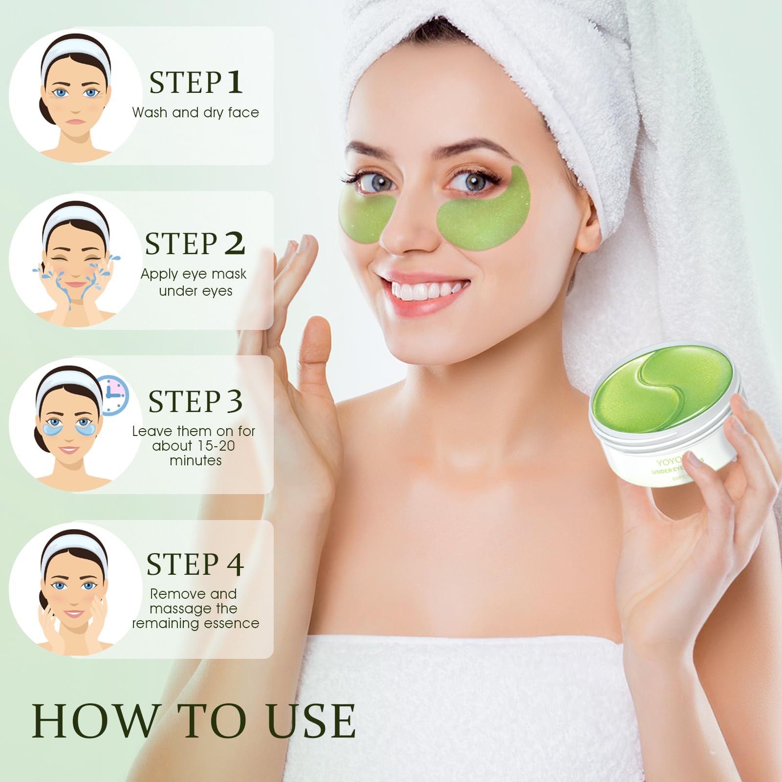 YOYORY pack voyage pratique pour soins oculaires où que vous soyez.