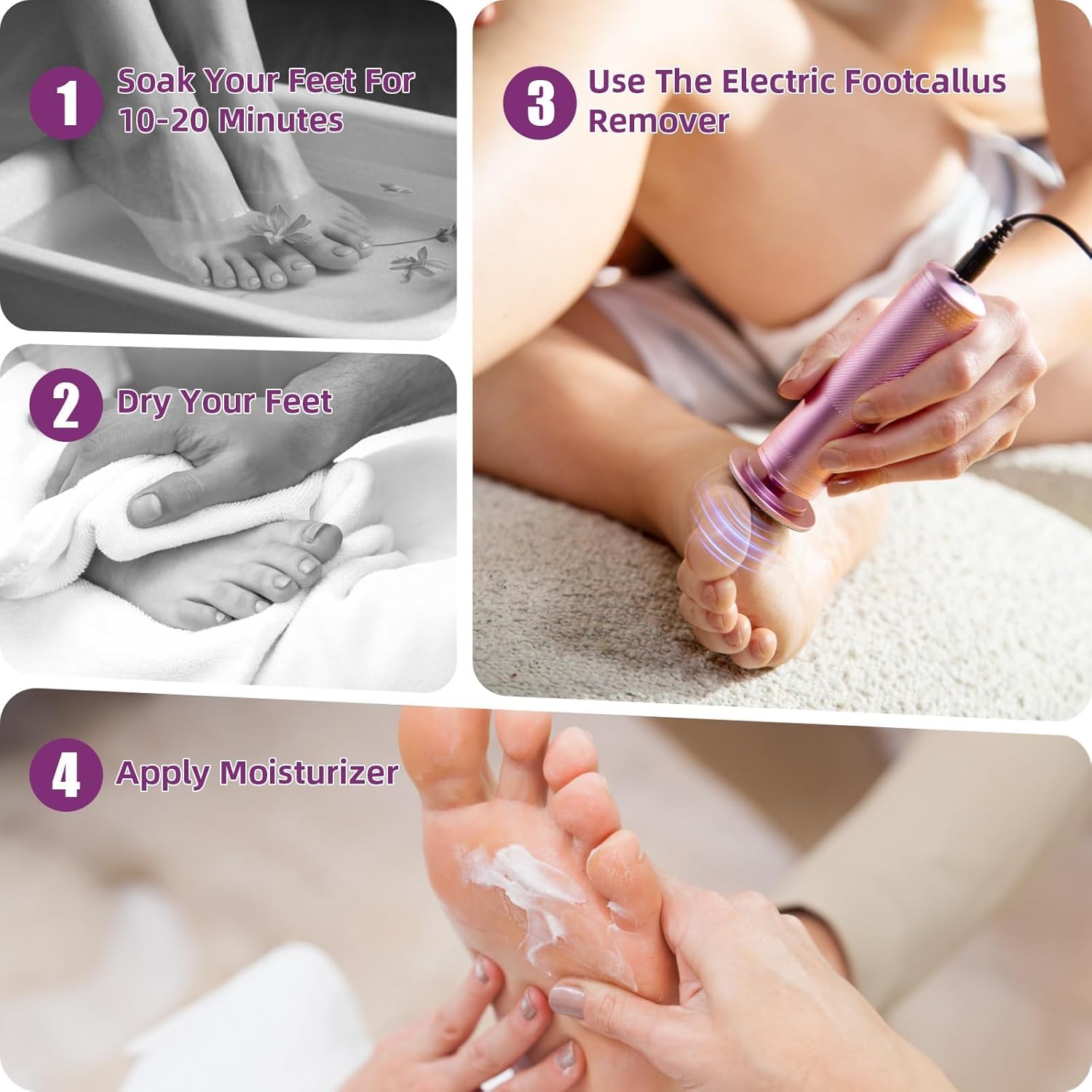 YPWRENH disque abrasif: lot de 60 pour exfolier efficacement les pieds.