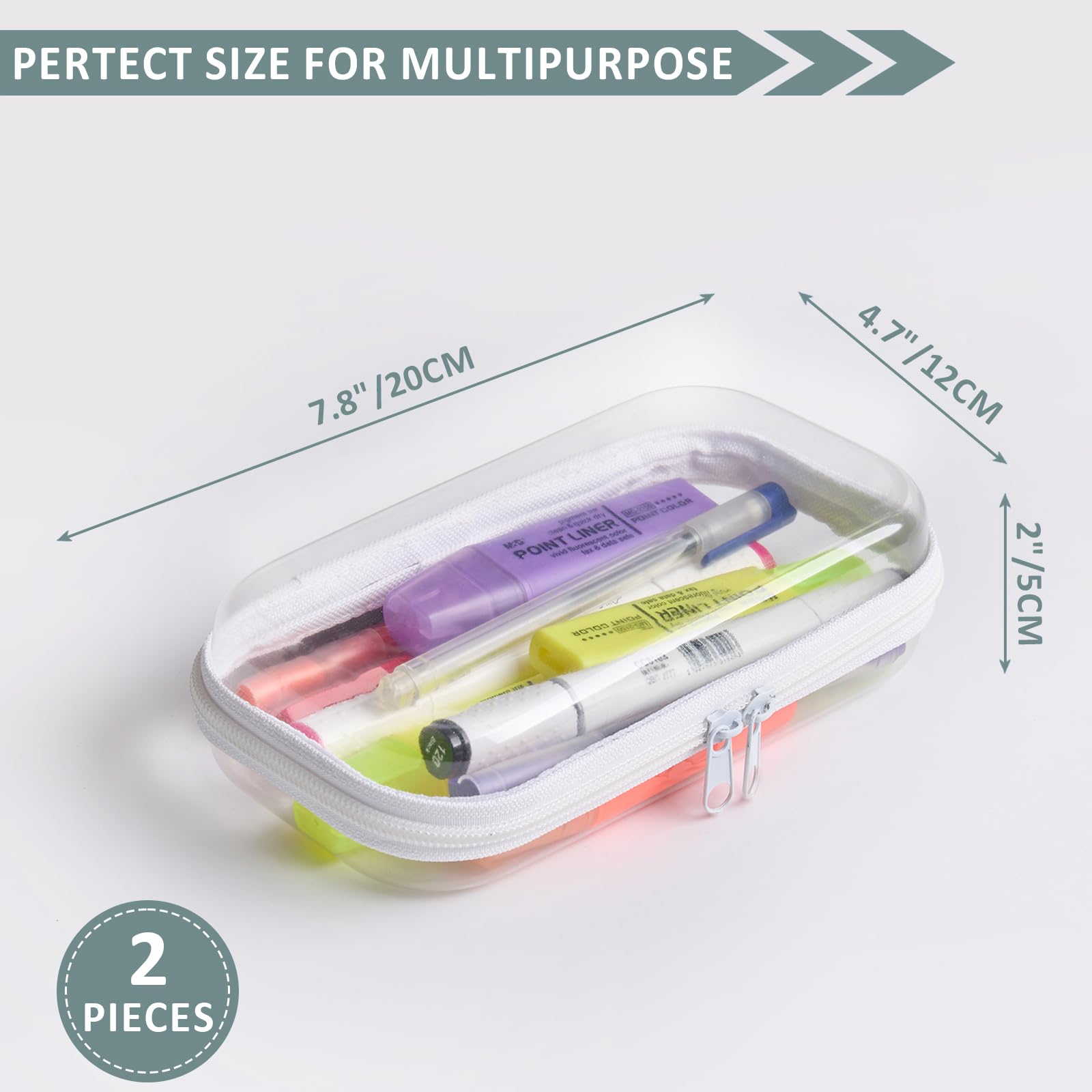 Boite zippee transparente YQBRAO facilite l accès et protège des poussières