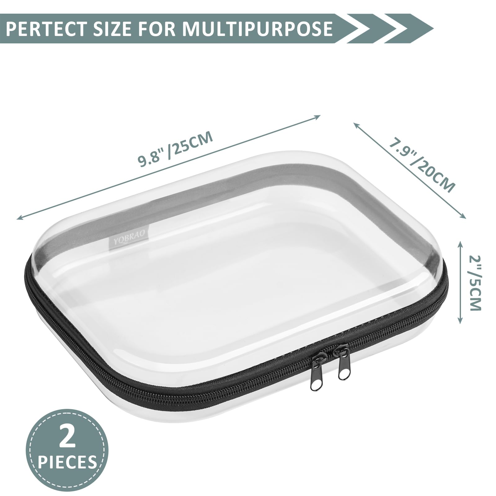 YQBRAO rangement salle de bains transparent et compact