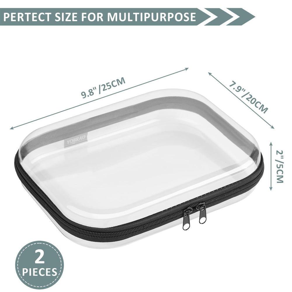 YQBRAO rangement salle de bains transparent et compact