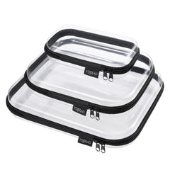 Etui rigide transparent YQBRAO pour un rangement rapide et propre à la maison.