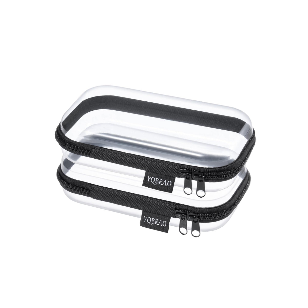 Etui YQBRAO rigide double avec vue clair pour trouver rapidement les essentiels.