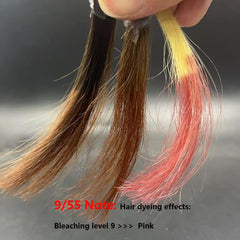 avant/après coloration rose PureStyle pour démontrer naturel