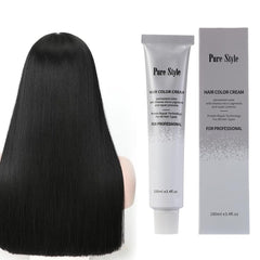 ysnstyle PureStyle: bouteille colorant cheveux noirs, durable et couverture gris efficace