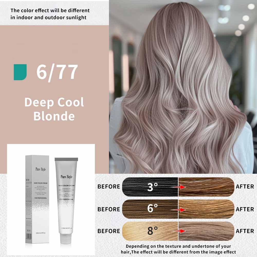 Texture crème colorante PureStyle pour une application lisse