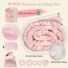 Bonnet cheveux satin Ystrybo protège et prépare les boucles nocturnes