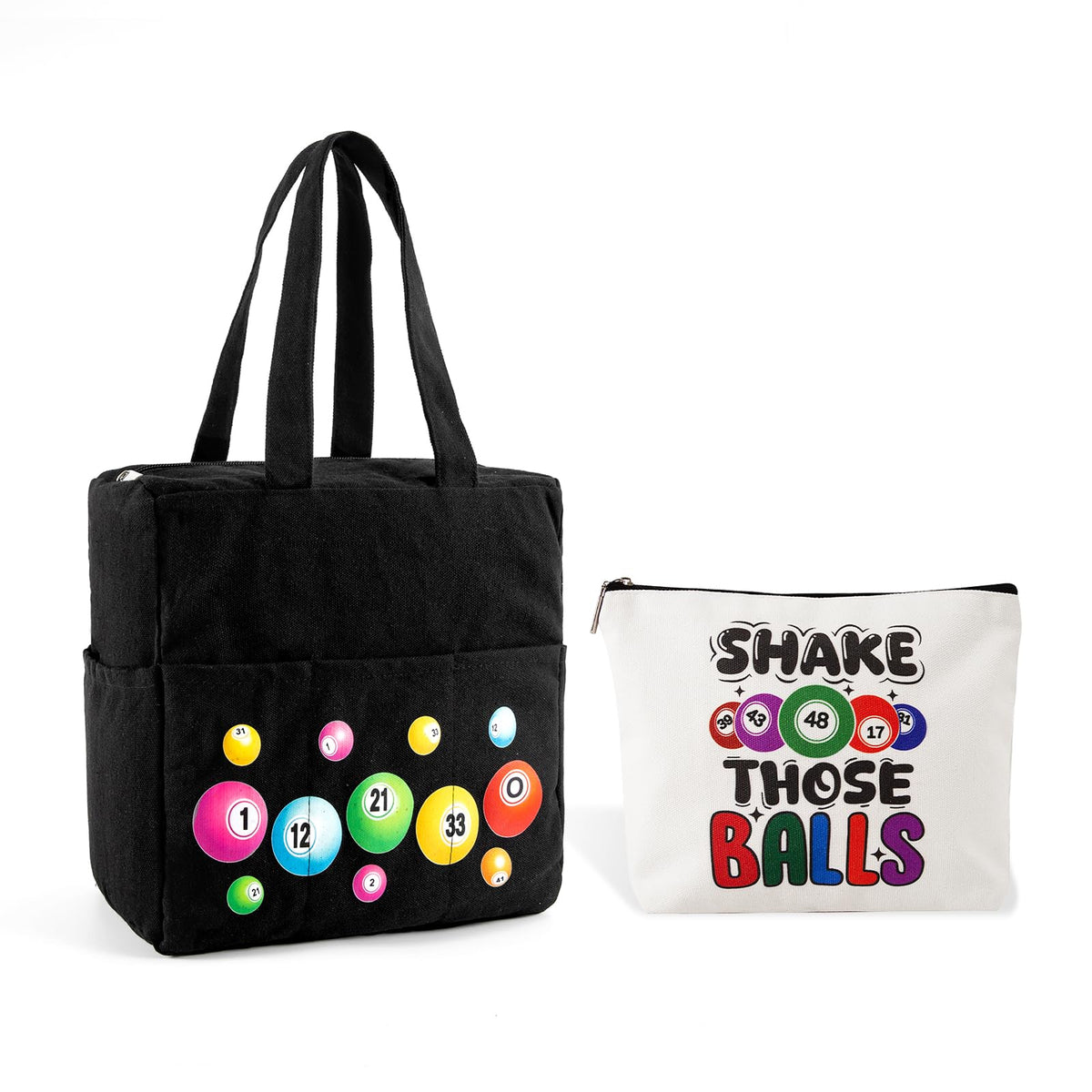 Sac bingo YTDYQFLZH avec poches zippées pour tout organiser
