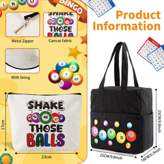 Sac bingo YTDYQFLZH en polyester durable pour usage quotidien