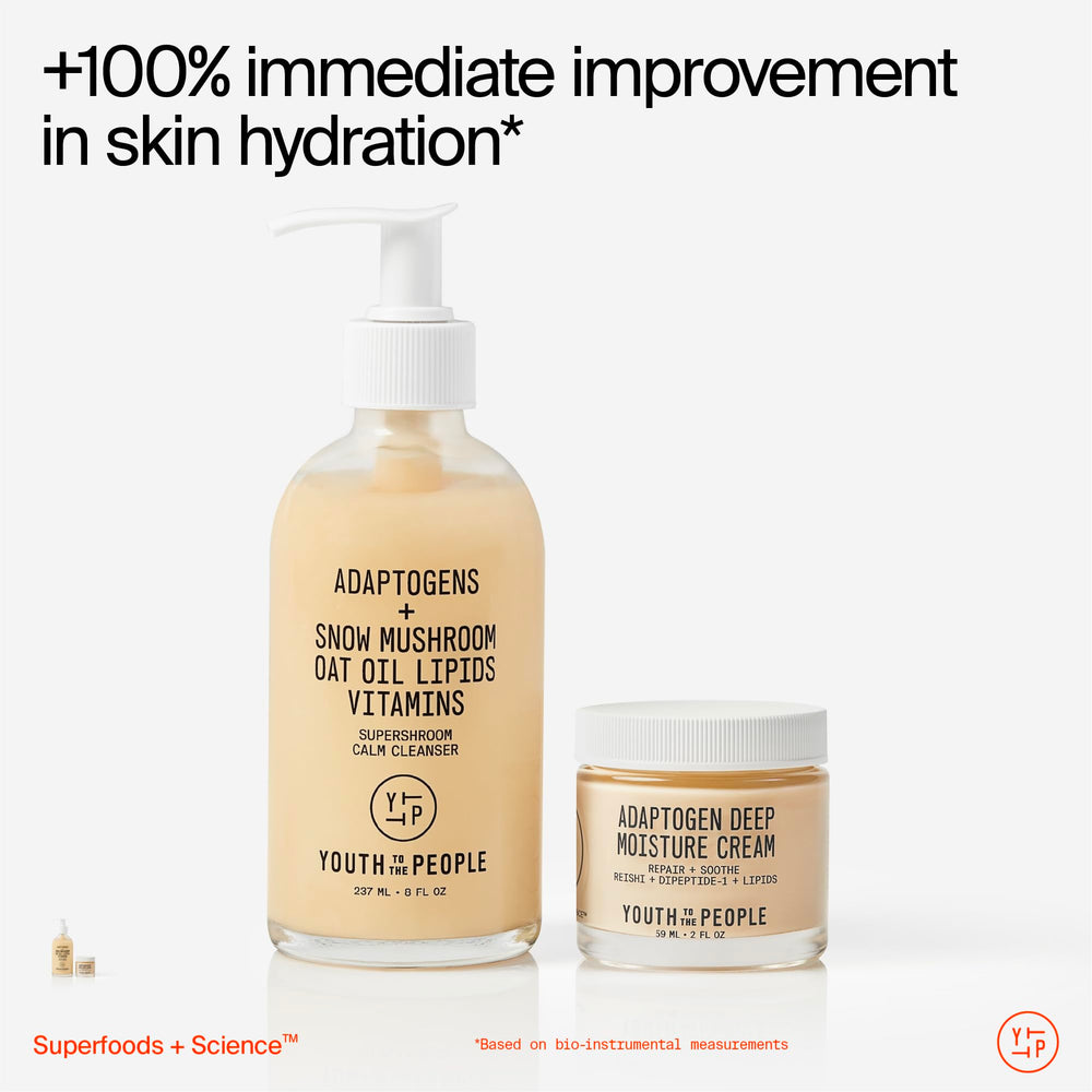 Youth To The People Adaptogen Crème: lipides restaurent la barrière et la douceur de la peau