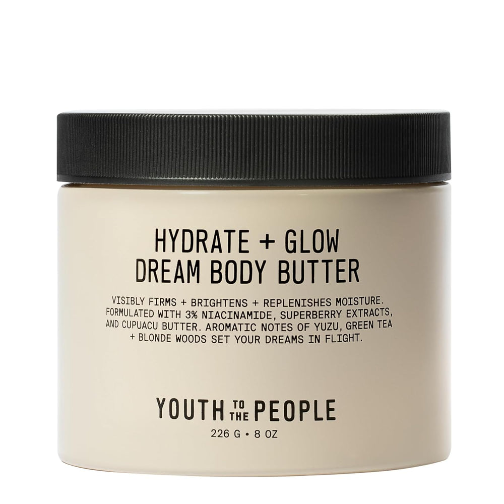 Youth To The People Beurre Corporel emballage élégant, prêt pour hydratation en profondeur.