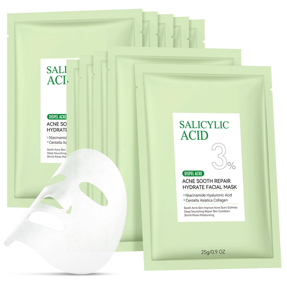 YTRAJU Masque anti-acné salicylique apaise et resserre les pores.