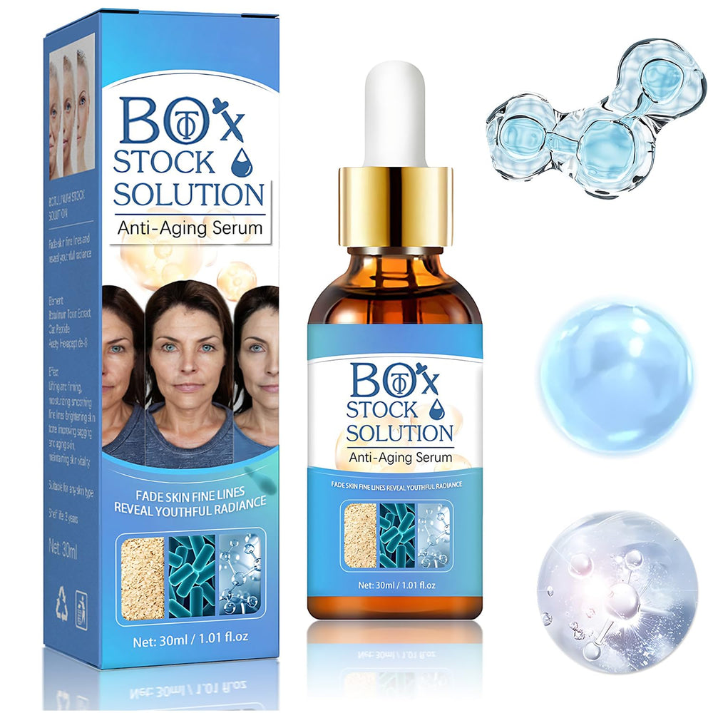 Sérum appliqué sur peau lumineuse avec Yuanyuuo 2Box.