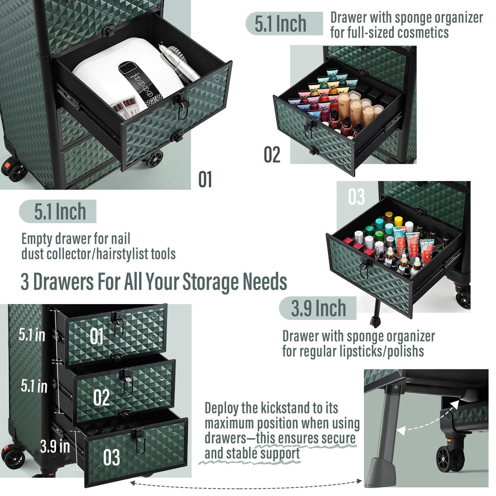 Premier tiroir Yueieoun, rangement compact pour outils précis.