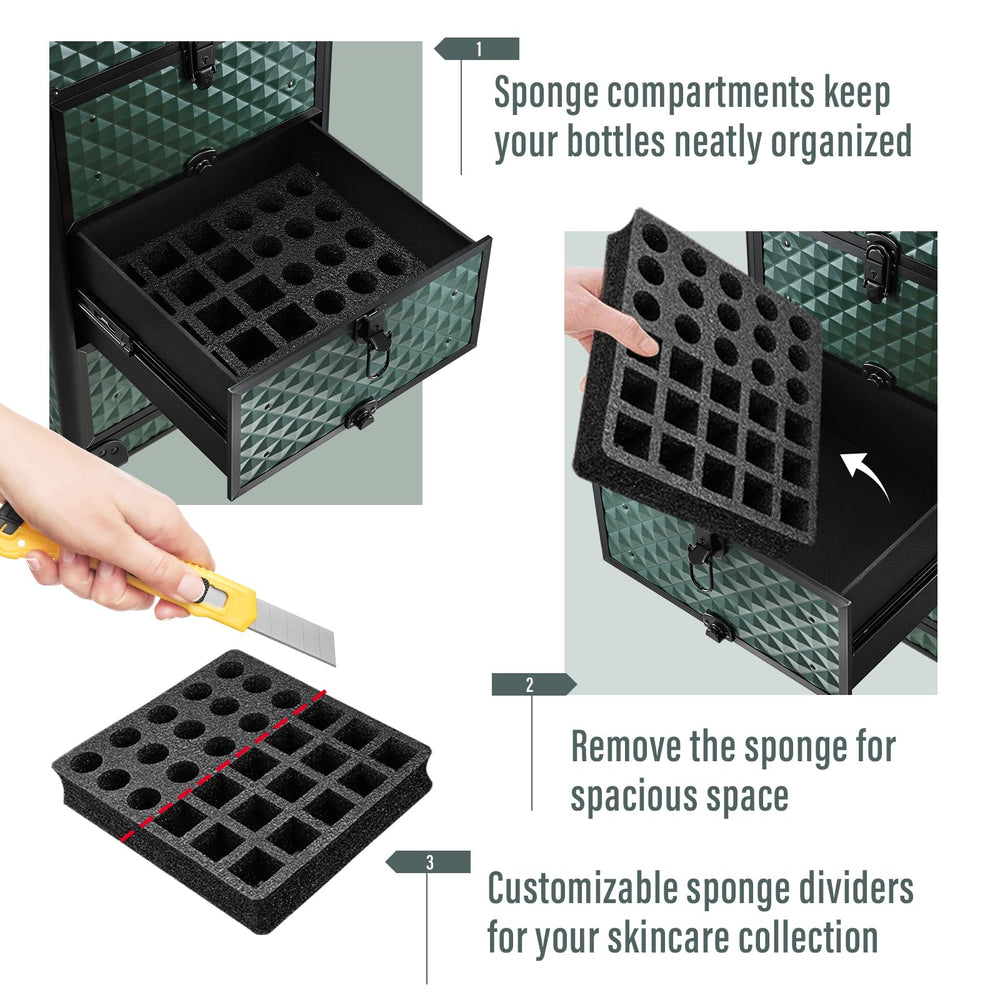 Deuxième tiroir Yueieoun, rangement plus haut pour outils longs.