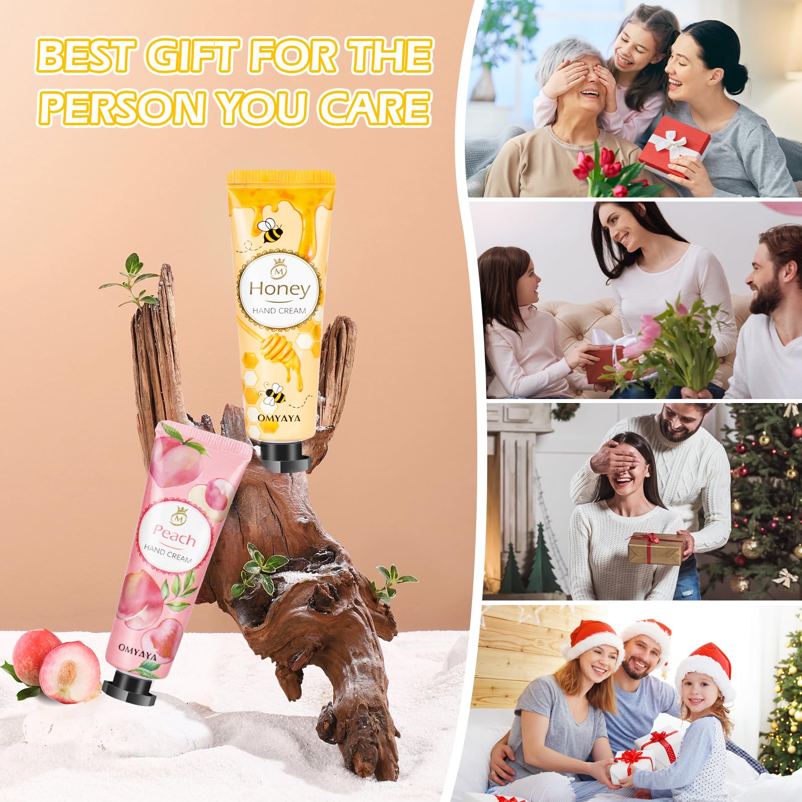 Coffret soin des mains YUEONEWIN, cadeau polyvalent pour fêtes et occasions.