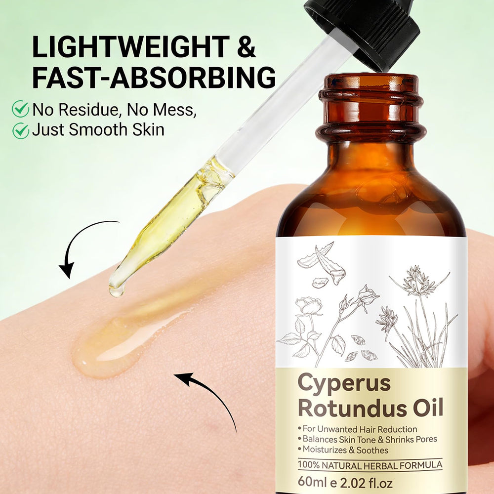 YUEPLATTNMAY Huile Cyperus Rotundus – absorption rapide sans residu gras