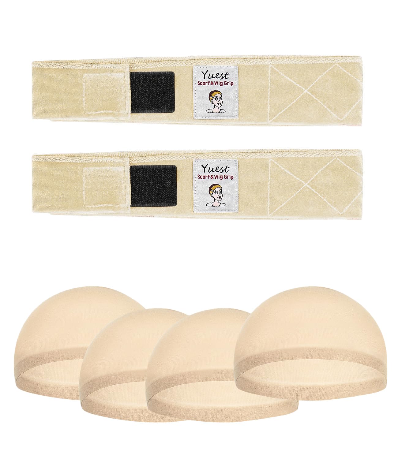 Bande grip Yuest pour cheveux, dentelle frontale, maintien fiable sans colles.