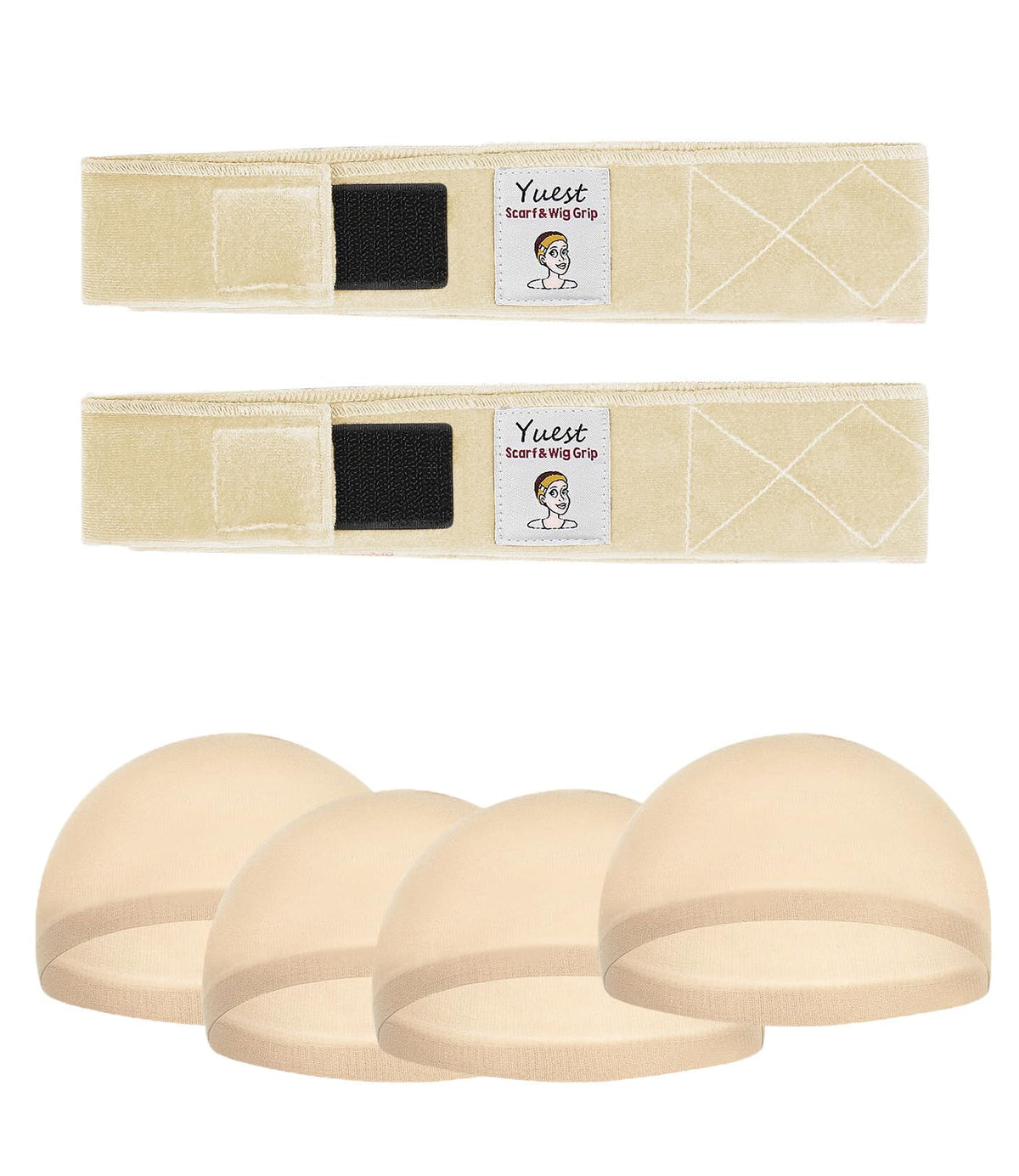 Bande grip Yuest pour cheveux, dentelle frontale, maintien fiable sans colles.