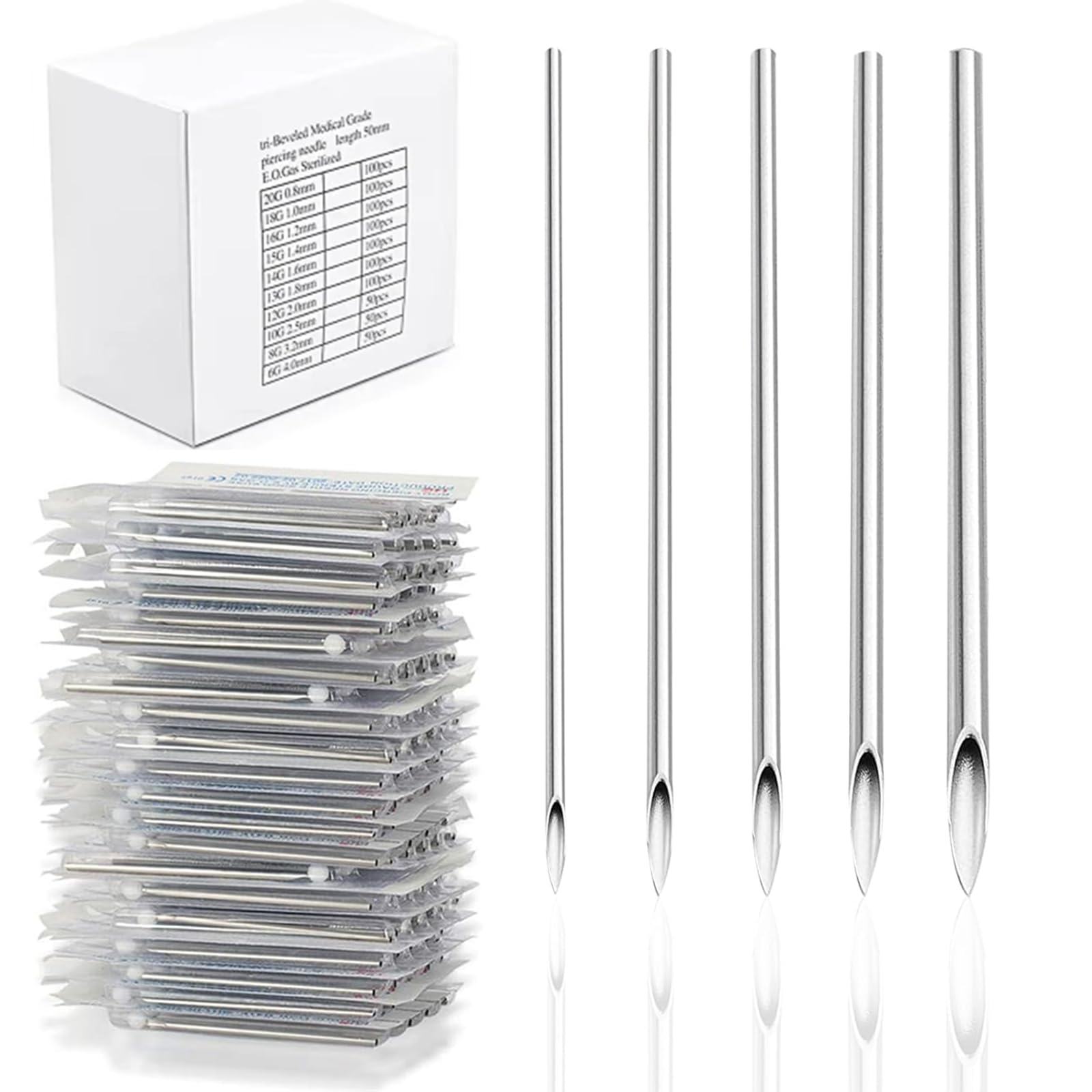 Aiguilles Yugui 12G – emballage propre et sûr pour insertion précise