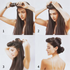YUJHON Foulard coiffure doux - foulard inclus sécurise les rouleaux pendant la nuit
