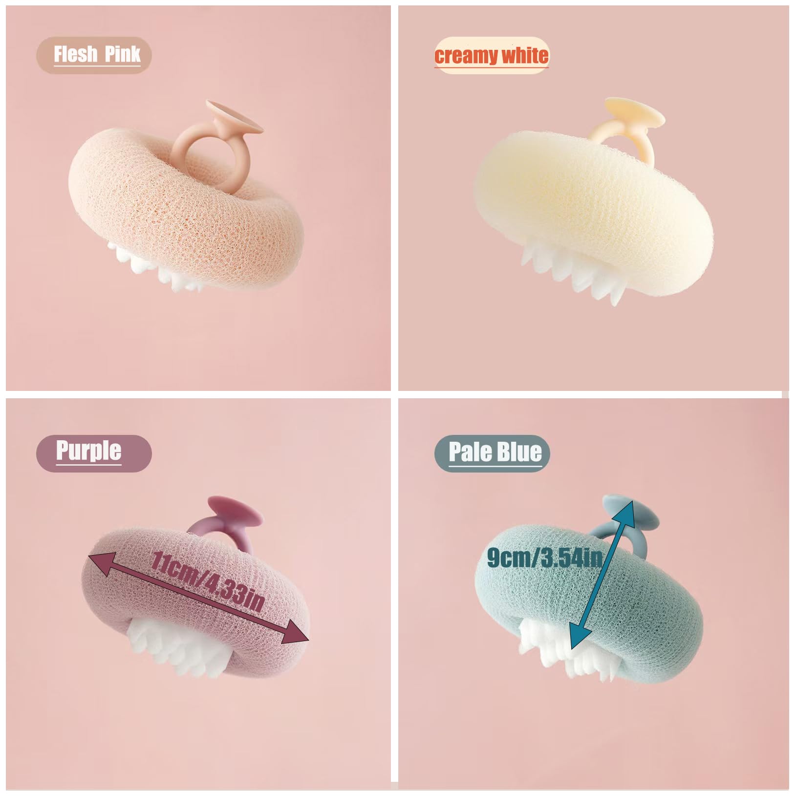 Brosse de nettoyage YUMMIS pour un lavage corporel efficace