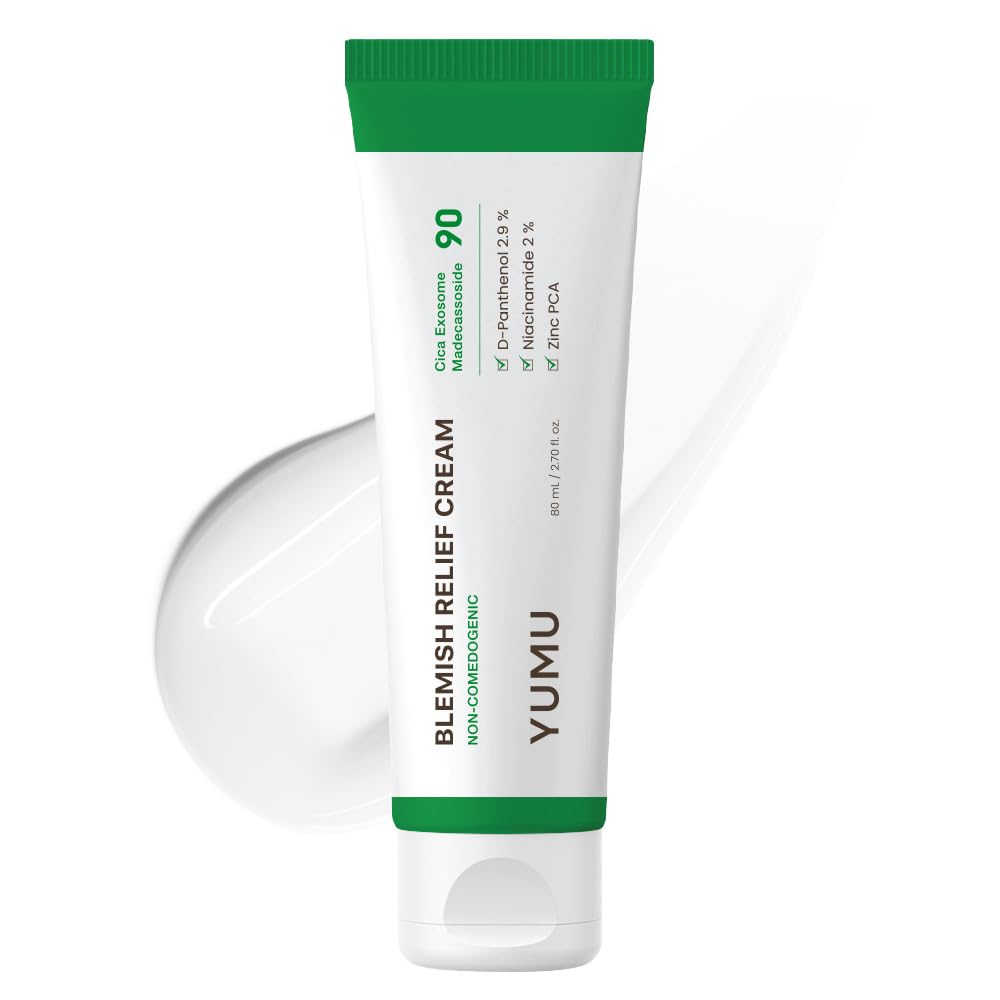 YUMU Cica Exosome en bouteille, texture légère pour apaisement rapide.