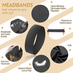 Bandeau Yunaking ajustable 20-24 pouces pour un confort durable.