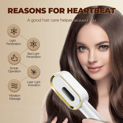 Utilisation domestique de la brosse laser Yuxian pour cheveux plus épais