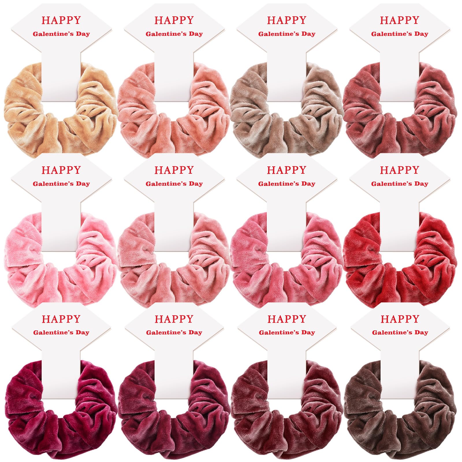 Élastiques velours Yuxung rose pâle pour cheveux, confort durable et maintien élégant.