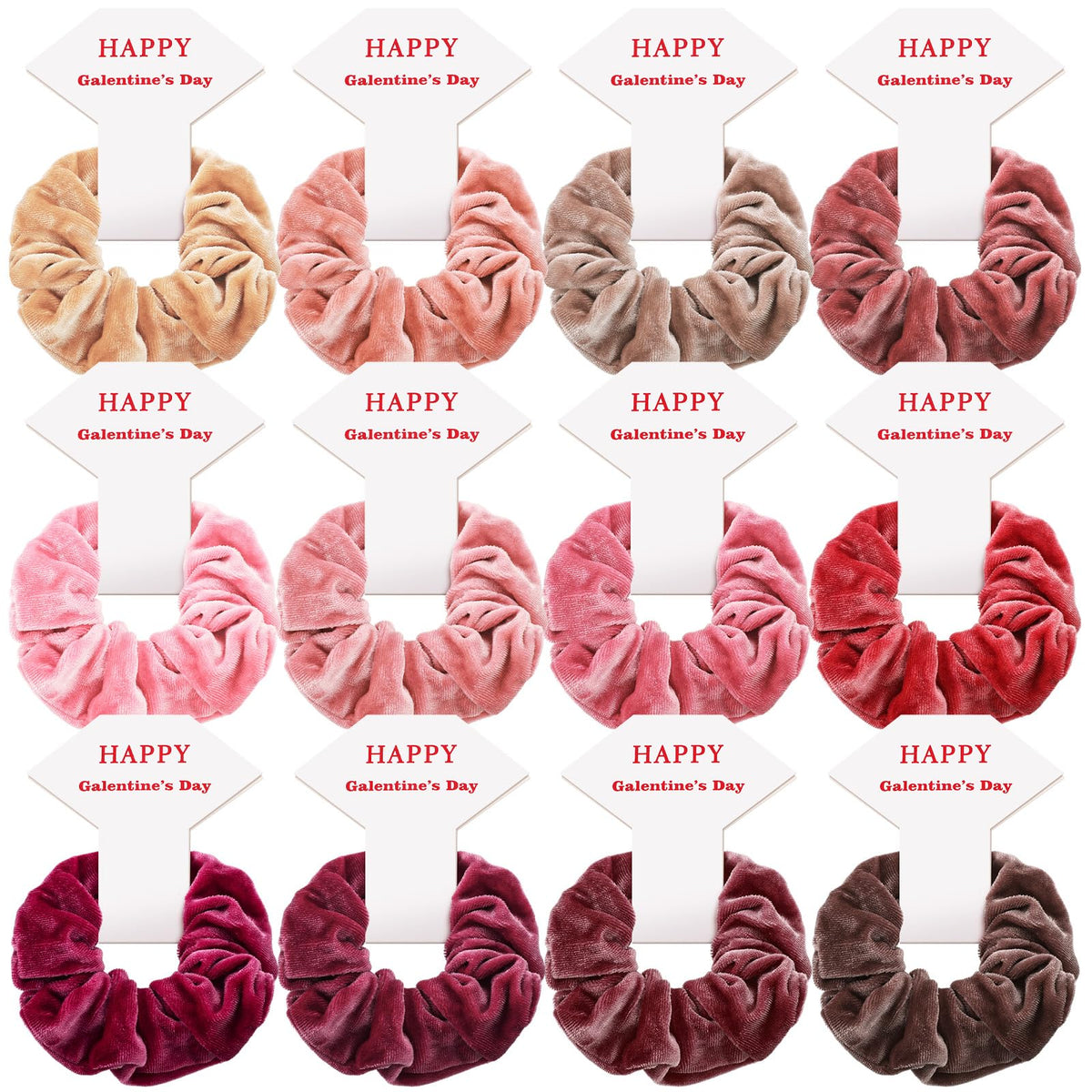 Élastiques velours Yuxung rose pâle pour cheveux, confort durable et maintien élégant.