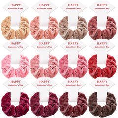 Élastiques velours Yuxung rose pâle pour cheveux, confort durable et maintien élégant.