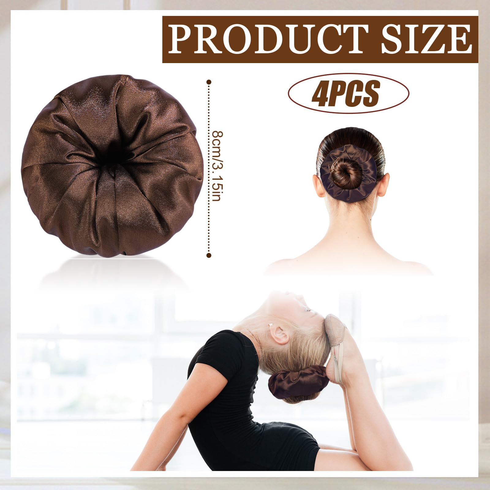 Texture satinée du donut Yuxung, réduction de friction pour cheveux lisses.