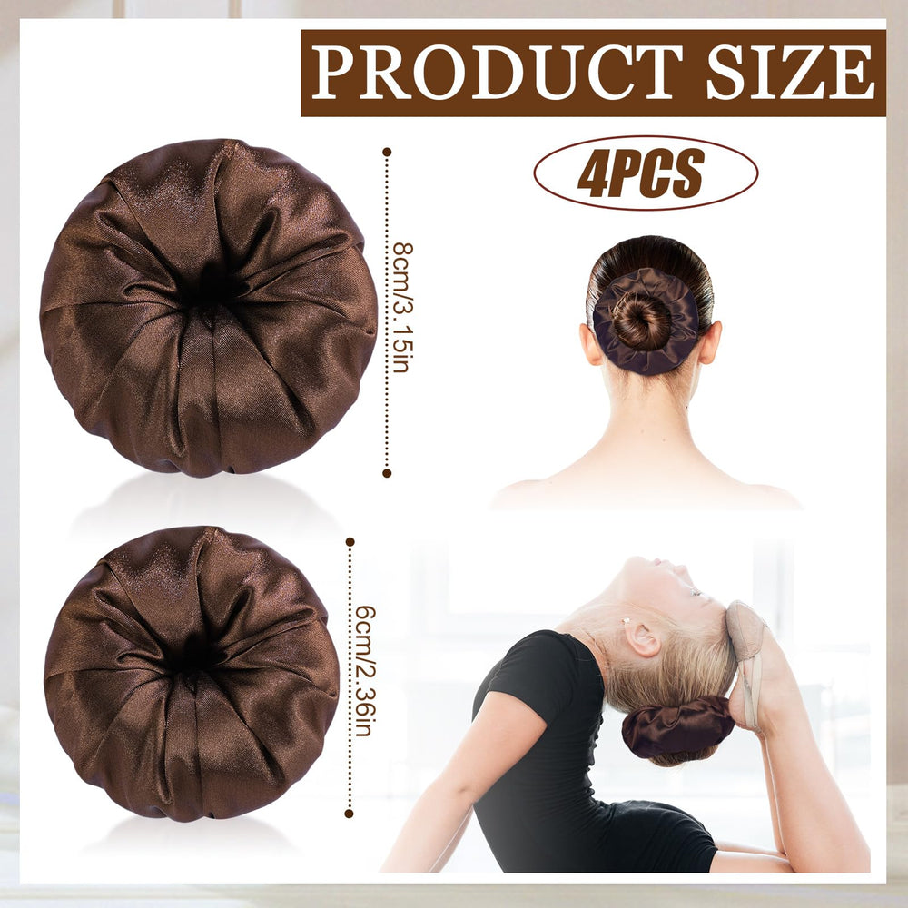 Yuxung chignon donut satin, accessoire durable pour réduire friction et casse capillaire.