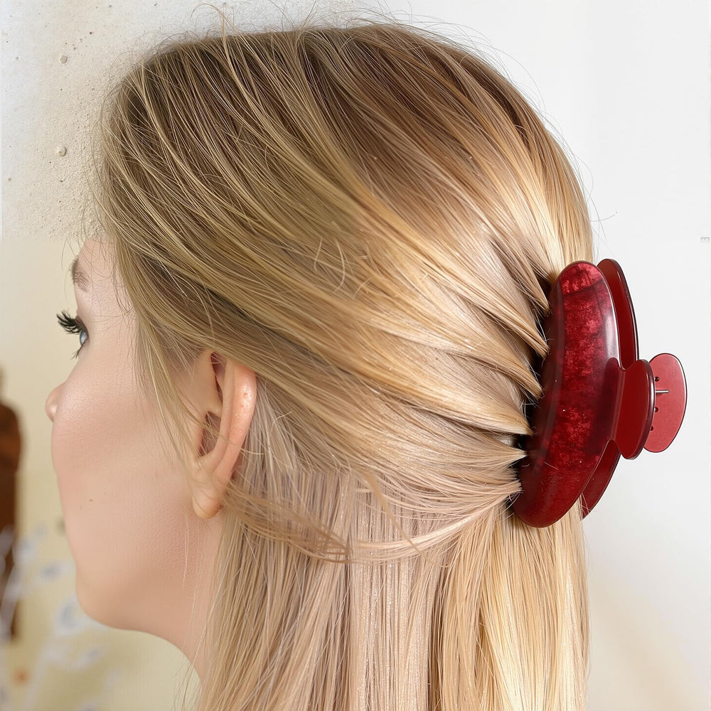 Yuxung pinces-cheveux grandes, sans tirer, idéales pour cheveux épais et fins.